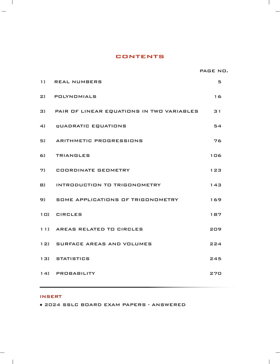 Zen SSLC Mathematics Explorer Book 2025