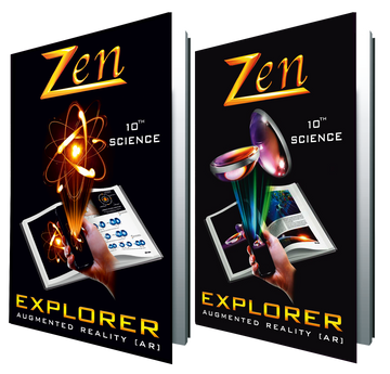 Zen SSLC Science Explorer Books [2 Volumes] - Augmented Reality Books + Demo App] Explorer